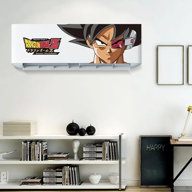 Dragon Ball Naruto Goku Uchiha Itachi Anime Cartoon Air Conditioner Sticker Creative Personalized Waterproof Decorative Painting