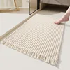 Water Absorption Bathroom Carpet Non-slip Home Bath Mat Tassel Soft Modern Floor Area Rug Home Door Mat Entrance Rug 1