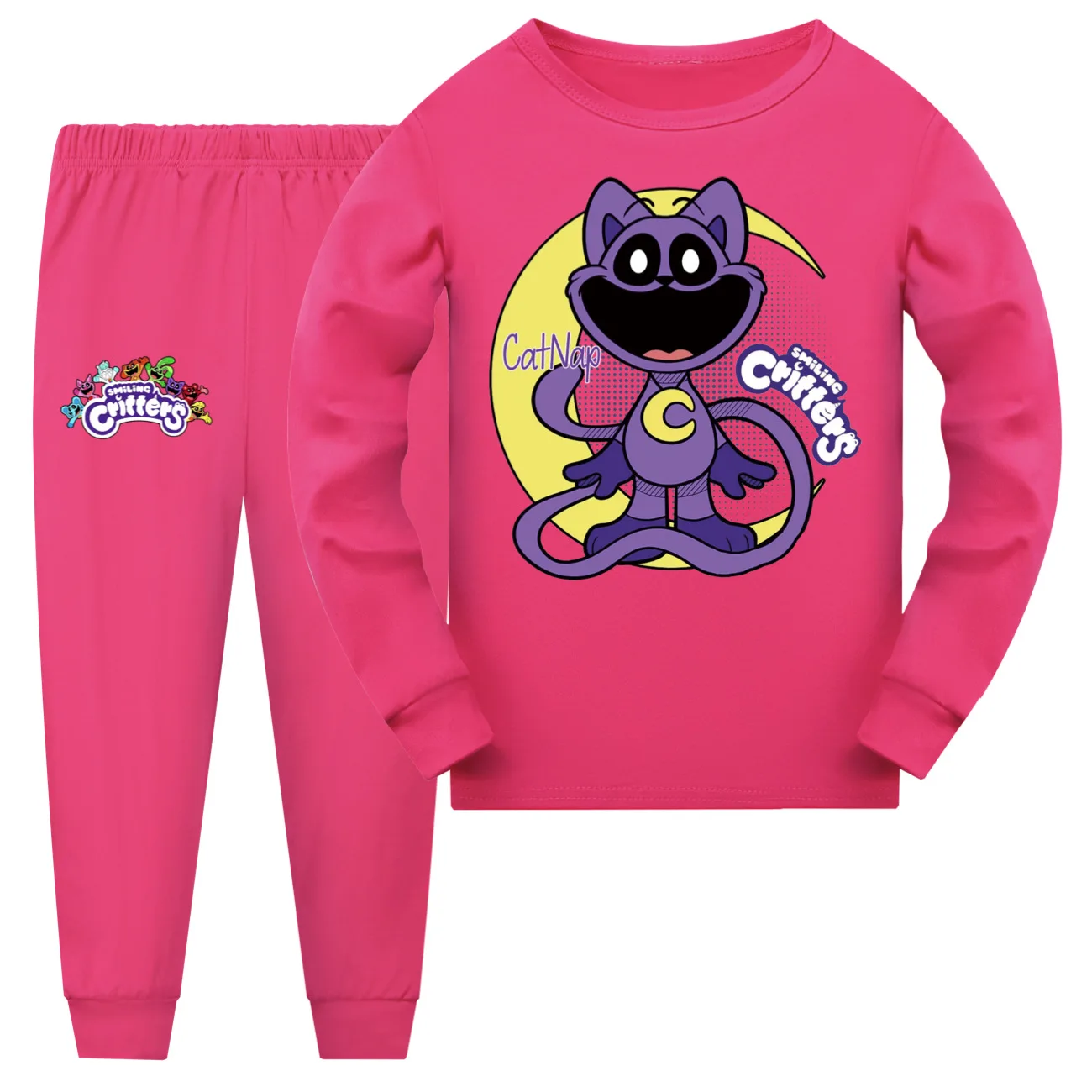 Smiling Critters Kids Clothes Baby Girls Long Sleeve T Shirt Pants 2pcs Sets Teenager Boys Casaul Sleepwear Kids Cartoon Pyjama kids clothing set kids t shirt girls clothing set boys clothing set