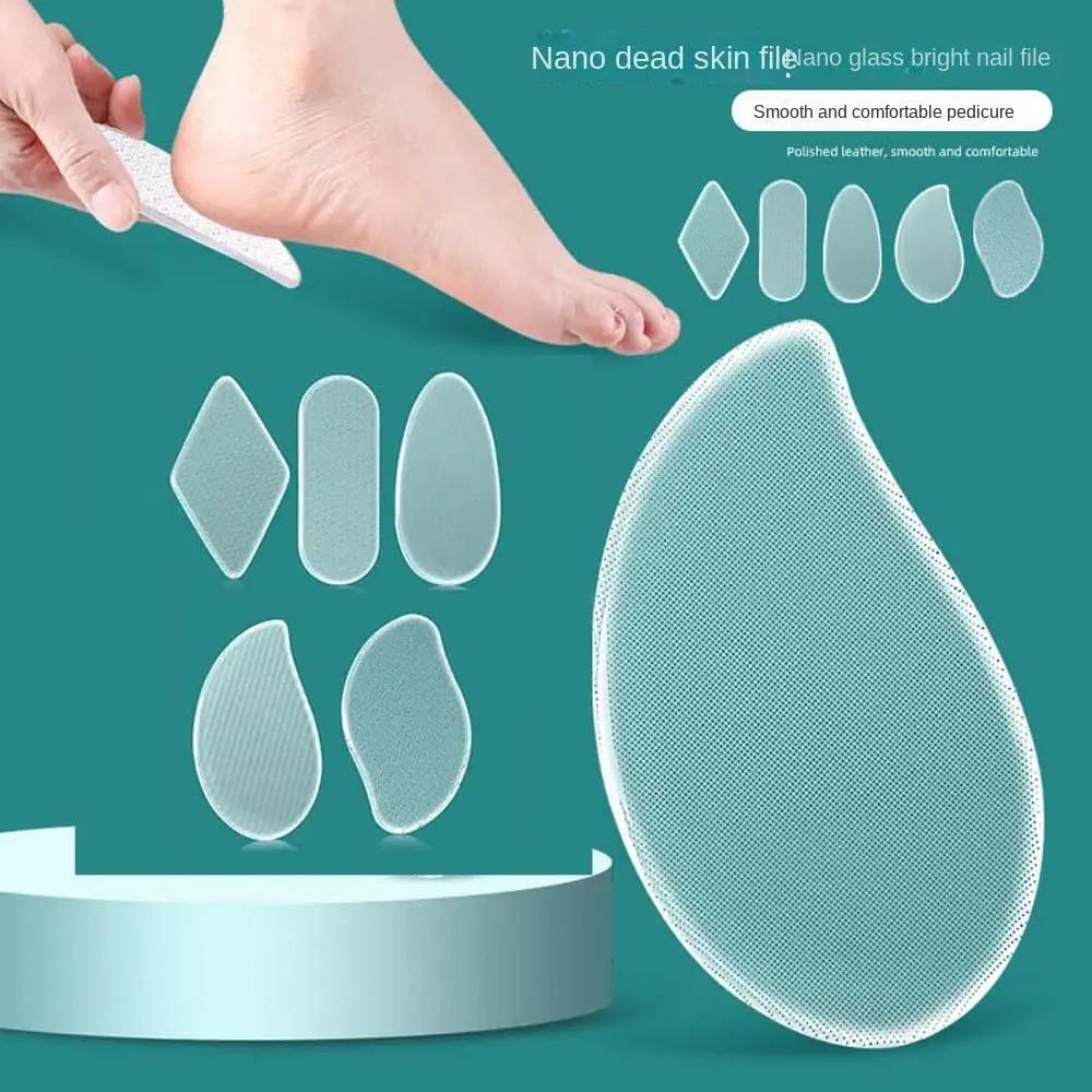 

Glass Foot File Nail Buffer Set Horny Callus Remover Heel Dead Skin Removal Feet Care Professional Makeup Manicure Pedicure Tool