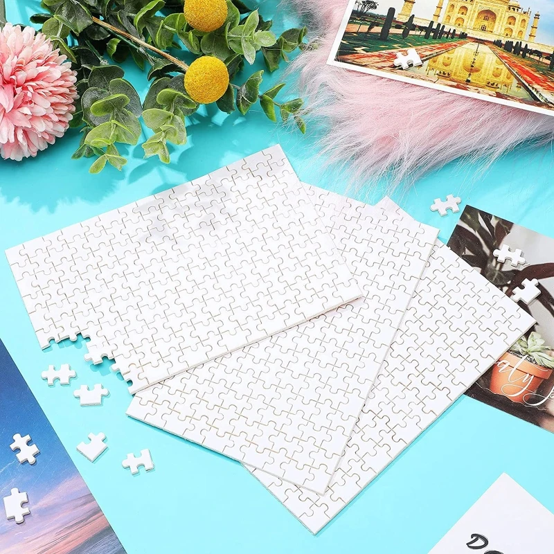 10 Sets Blank Sublimation-Jigsaw A4 A5 Sublimation-Blanks Puzzle for DIY  Handmade Puzzles Photo Wall Art 10Pieces/Set - AliExpress