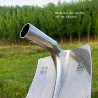 Multifunctional Hoe Agricultural Ridging Cleaning Tool Manganese Steel Wide and Long Digging Bamboo Shoots Ditching Dredging Hoe 2