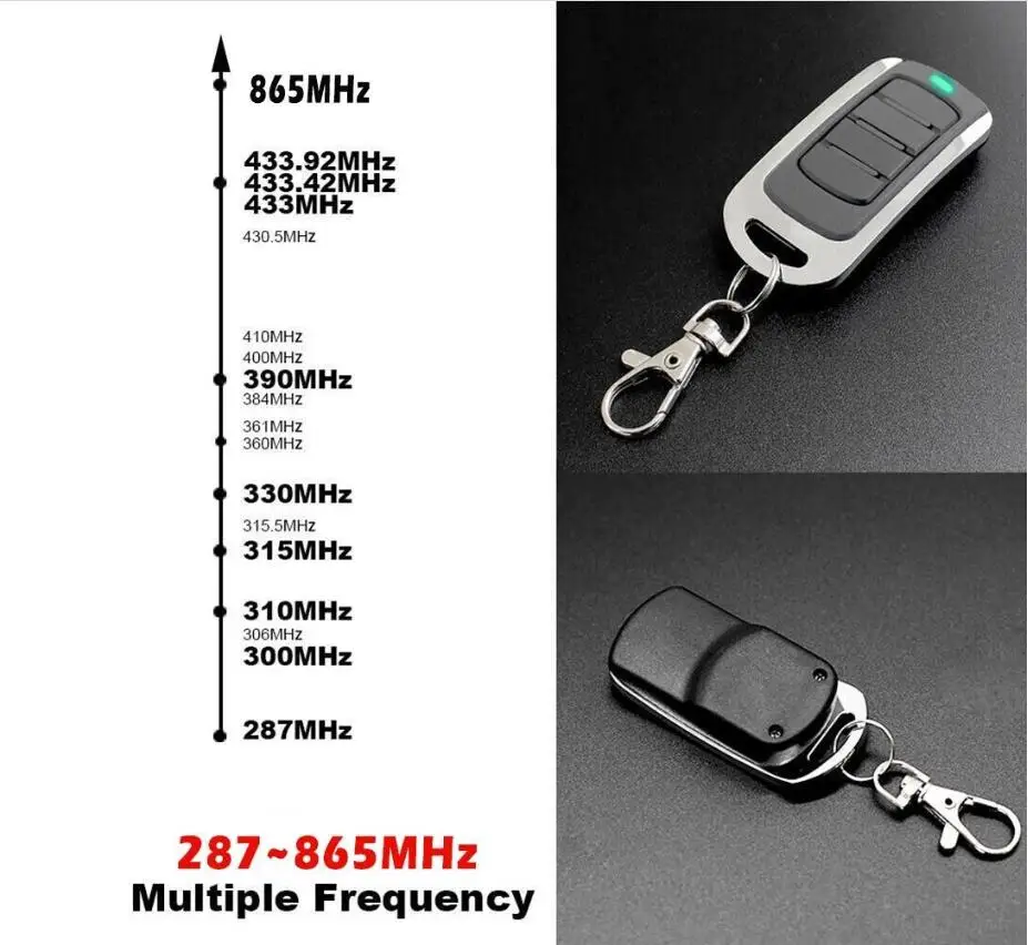For MUTANCODE II/T/T-8/MINI Garage Door Remote Control Compatible With MASTERCODE MV1 MV12 MV123 Electric Gate Control 433.92MHz 4