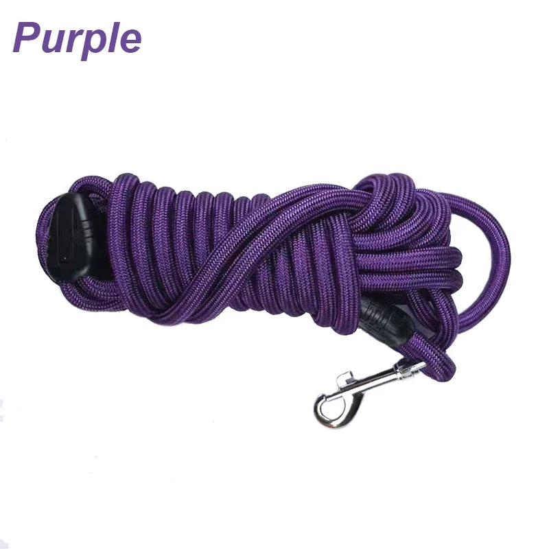 5M/10M/15M Heavy Duty Nylon Dog Leash - Ideal for Recall & Agility Training Tailored, Suitable for Medium to Large Dogs