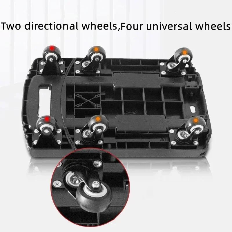 Foldable Cart Trolley Outdoor Camping Wagon Universal Wheel Heavy Duty Travel Portable Truck Hand Car Luggage Cart