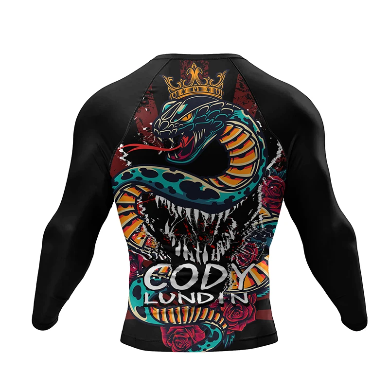 Sports apparel Mens T-shirt + Pant Set Muay Thai Shorts Suit Bjj Rashguard For Men Adults Gym Competition Sport Training Combat Wear