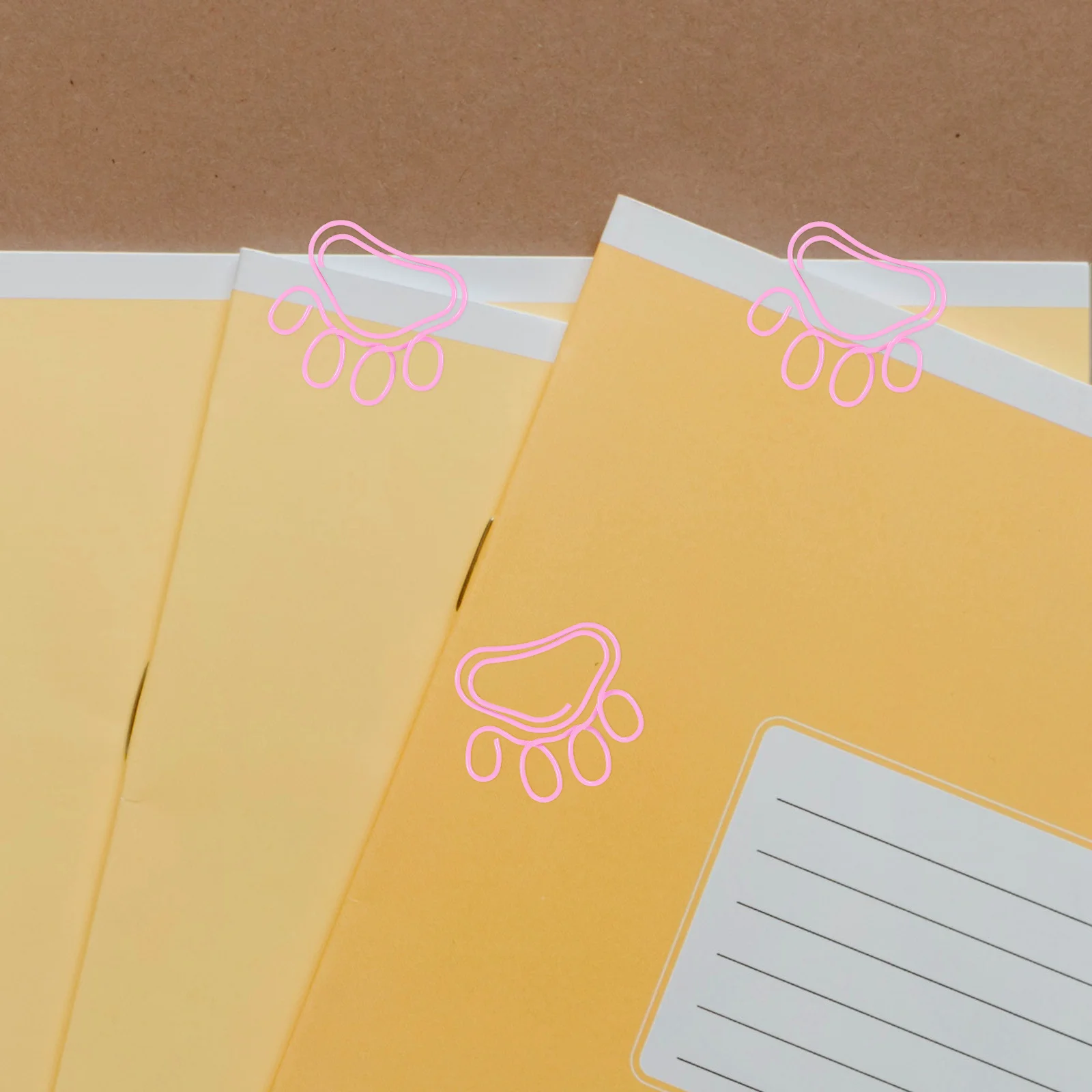 

20pcs Paper Clips Delicate Paperclips Cute Paper Memo Clips Document Clips Claw Paperclips