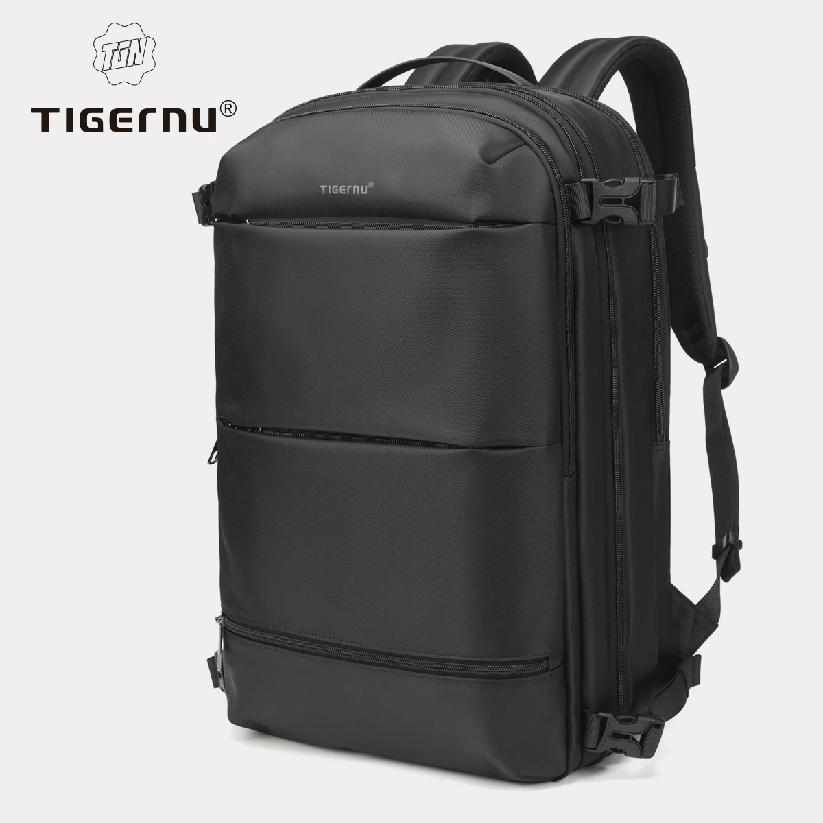 حقائب الظهر Tigernu المضادة للضغط للرجال، حقيبة سف...
