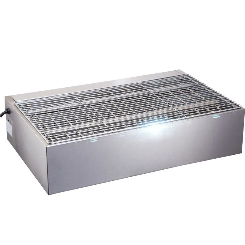 Electric Grill Commercial Smokeless Barbecue Machine With 0 8M Extended Width For Skewers Roasting