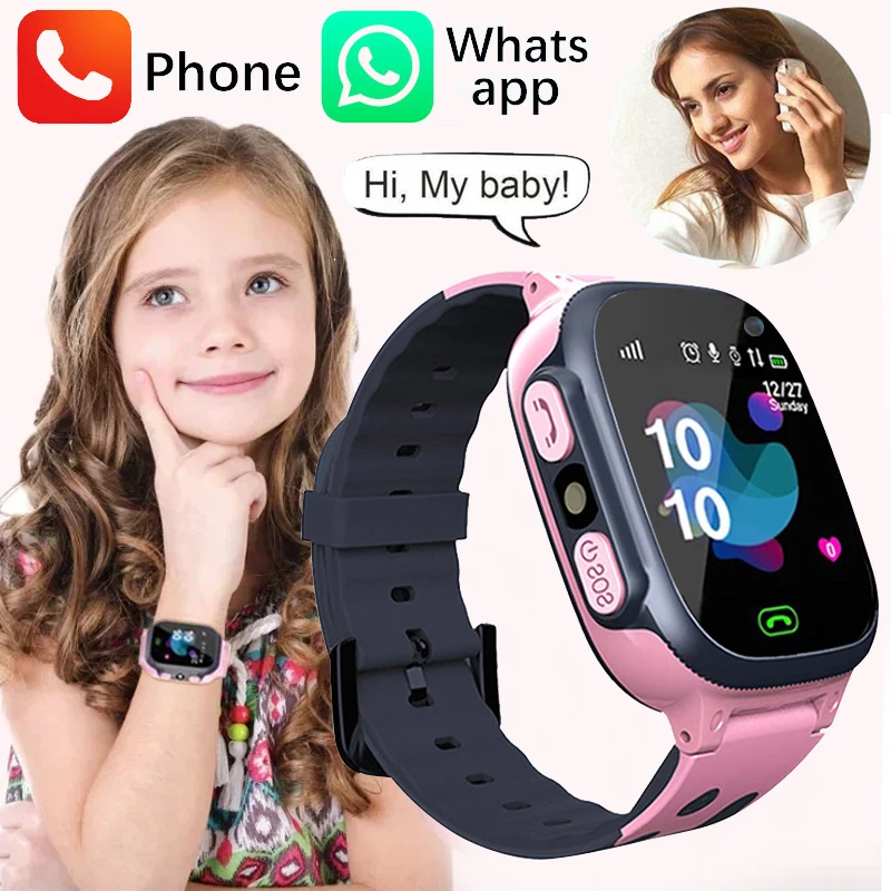 NEWKidsSmartWatchWaterproofSmartwatchforChildrenBoysGirlswithTouchScreenCamera