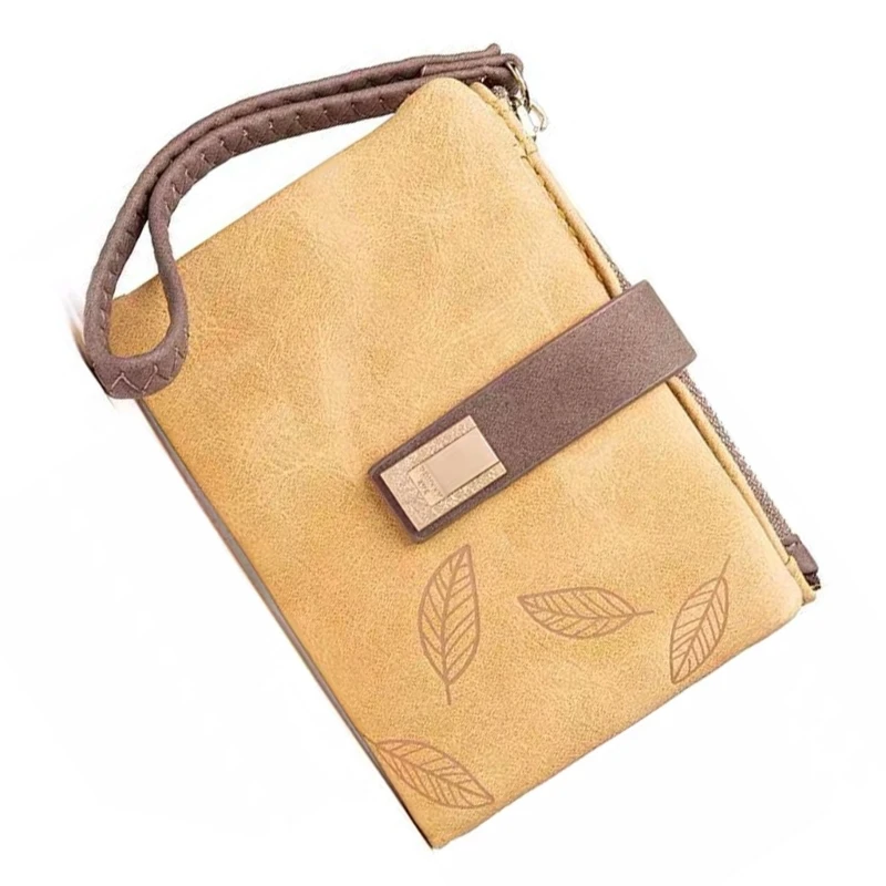 Small Wallet for Women PU Leather Coin Purse Card Holder Gift for Birthday Christmas Thanksgiving Day 2