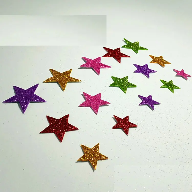 Baker Ross Snowflake Glitter Foam Stickers For Kids' Winter - View #8
