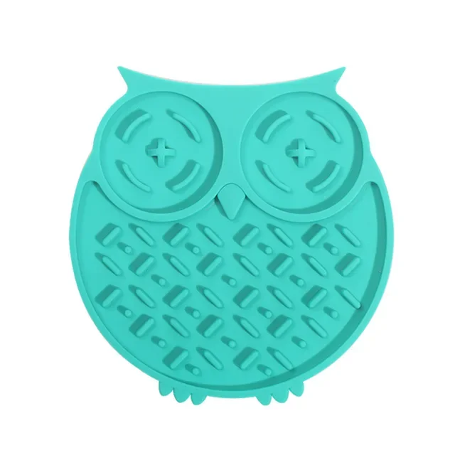 Owl Silicone Lick Mat for Dogs and Cats