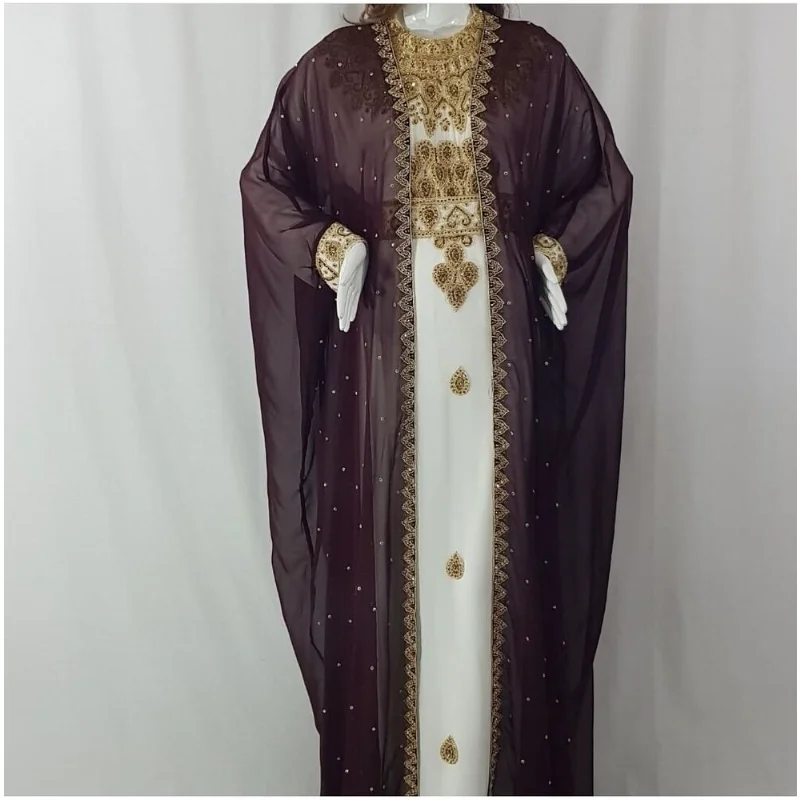 Wine red Kaftans Farasha Abaya Dubai Morocco Very Fancy Dress European and American Fashion Trend caucasus caftan belt morocco for women waist chain adjustable length crystal gold silver color european wedding jewelry gift