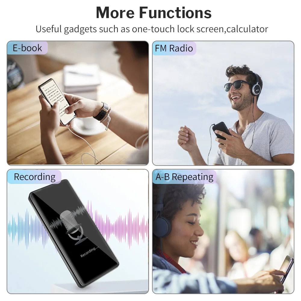 Deelife WIFI MP4 Player Touch Bluetooth Android MP3 Music Play MP 4 mp4 player music player mini media player