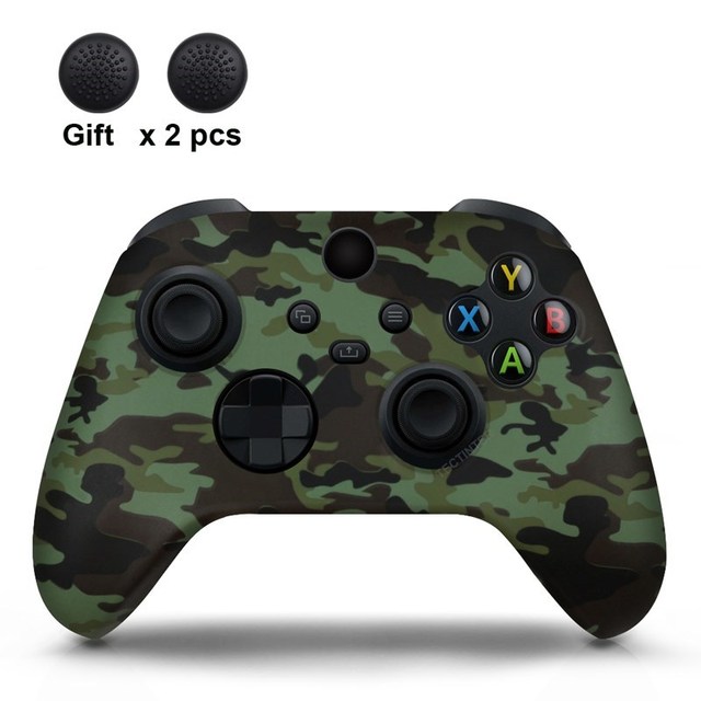 Silicone Case For Xbox Series X/S Controller Protective Skin Gamepad Rubber Skin Thumb Grips Cap Joystick Cover Shell