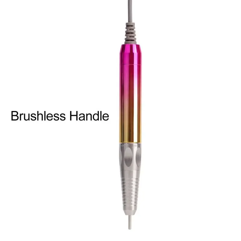 Brushless Nail Drill Replacement Handpiece 35KRPM Low Vibration Manicure Pen Metal Alloy Silent Polish Drill for Pedicure Salon 6
