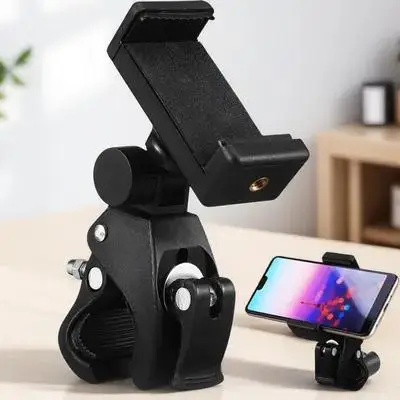 마이크 스탠드 폰 홀더 조절 가능한 태블릿 마운트 클립 180도 회전 °   노트북 스탠드 어댑터 모바일 홀더 기기 브래킷
