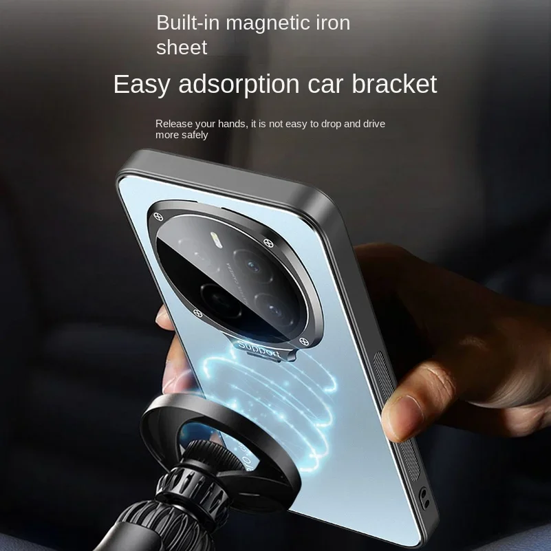 Enhanced Protective Matte Kickstand Case with Metal Camera Holder Cover