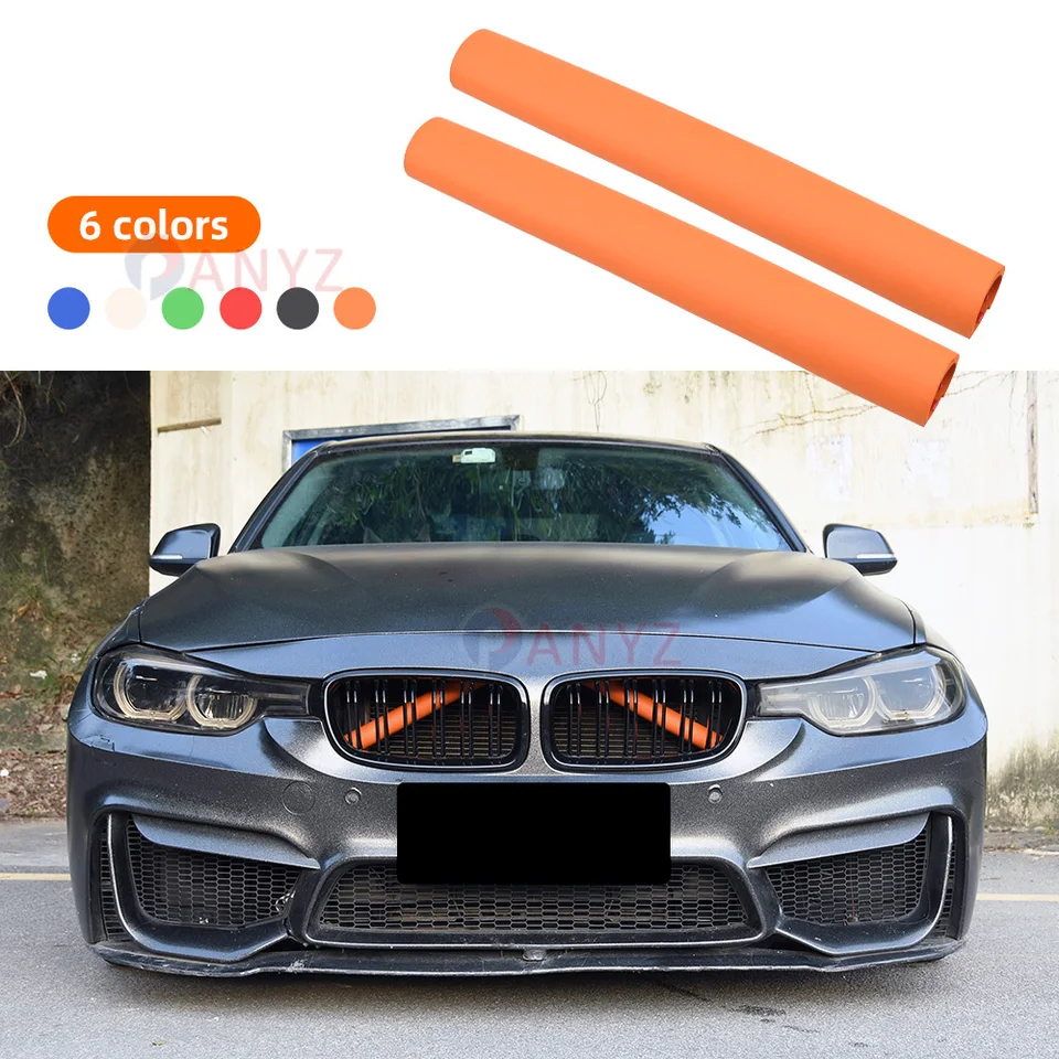 Coperture Per Griglia Anteriore BMW 2 Pezzi | V-Brace Cover In PVC Per F07 F10 F11 E Molti Modelli, Plug And Play Senza Colla