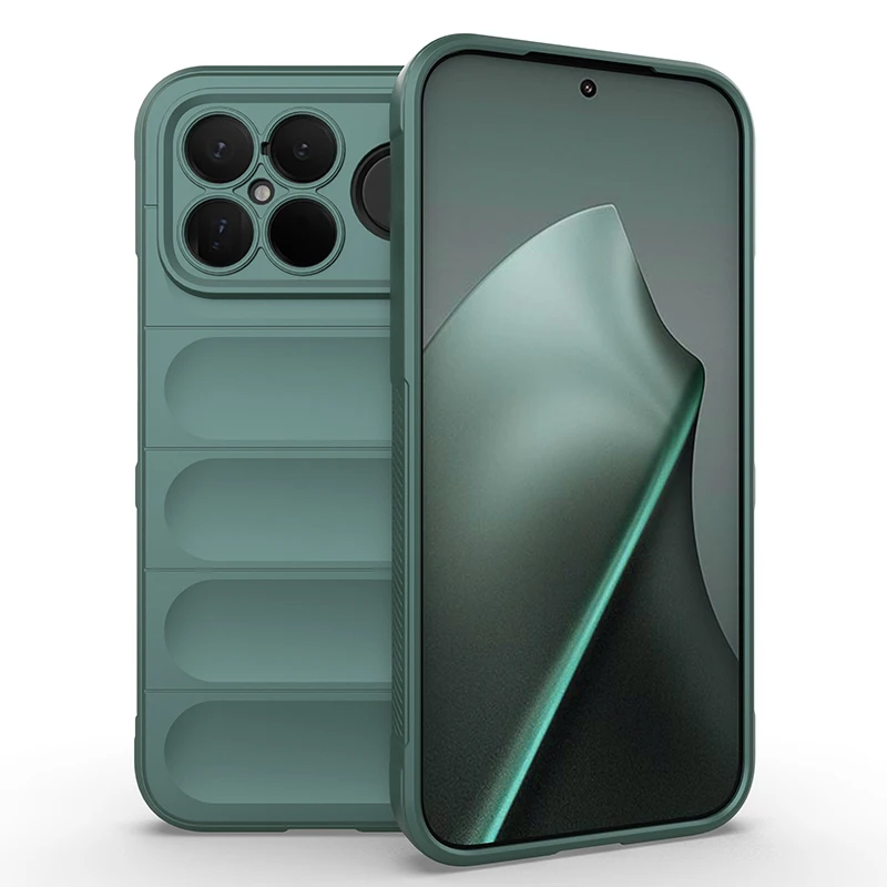 Shockproof Shield Phone Case with Soft TPU Frame & Flannel Lining – Enhanced Protective Cover