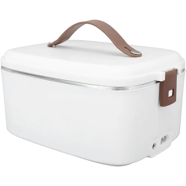 1.8L Electric Lunch Box,Stainless Steel Portable Heated Lunch Box Faster Food Warmer Removable Stainless Container for Car Home 1
