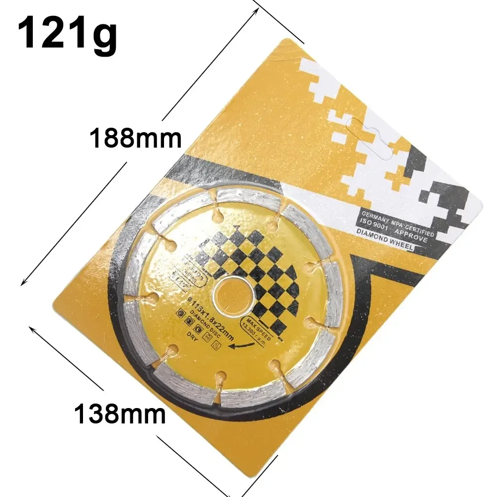 115mm Diamond Dry Grooved Wall Breaking Saw Blade Granite Marble Cutting Blade Concrete Stone Diamond Dry Slicing Tool