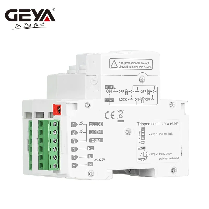 FI Circuit Breaker 1P N With RCBO Leakage Protected CircuitBreaker AC230V Switch