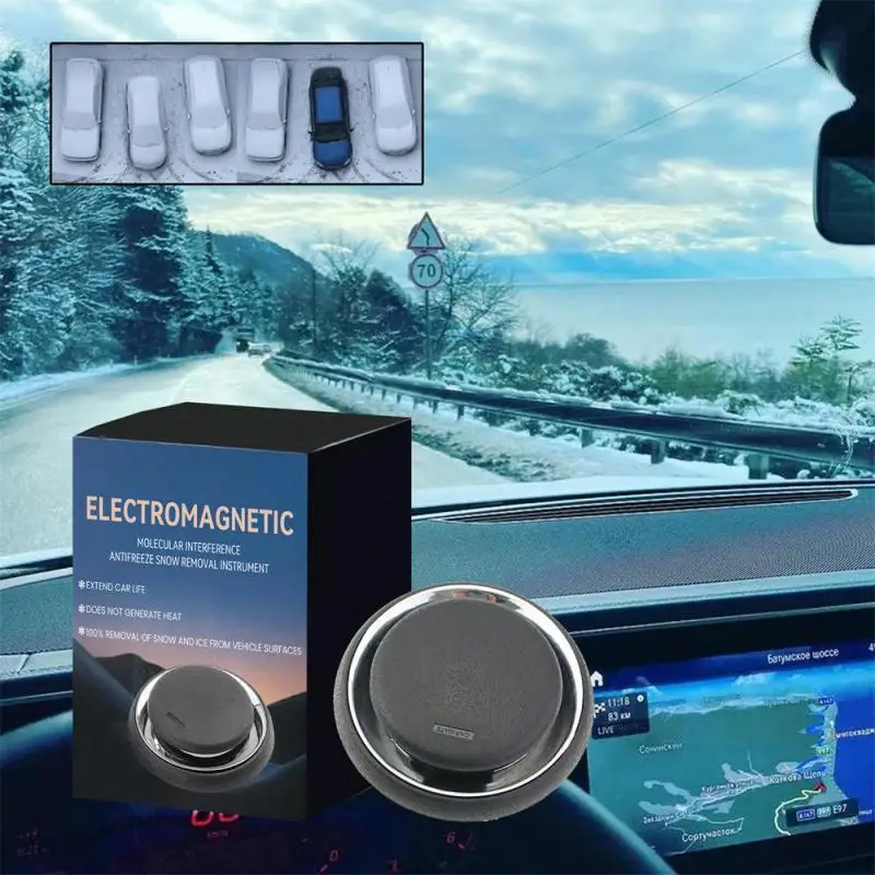 Electromagnetic Ice Melting Deicer Winter Car Windshield Antifreeze