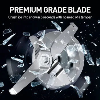 Commercial Quiet Shield Blender 2200W Professional Blenders 2.2L/ 74oz BPA-Free Pitcher for Ice Crushing, Shakes and Smoothies 4