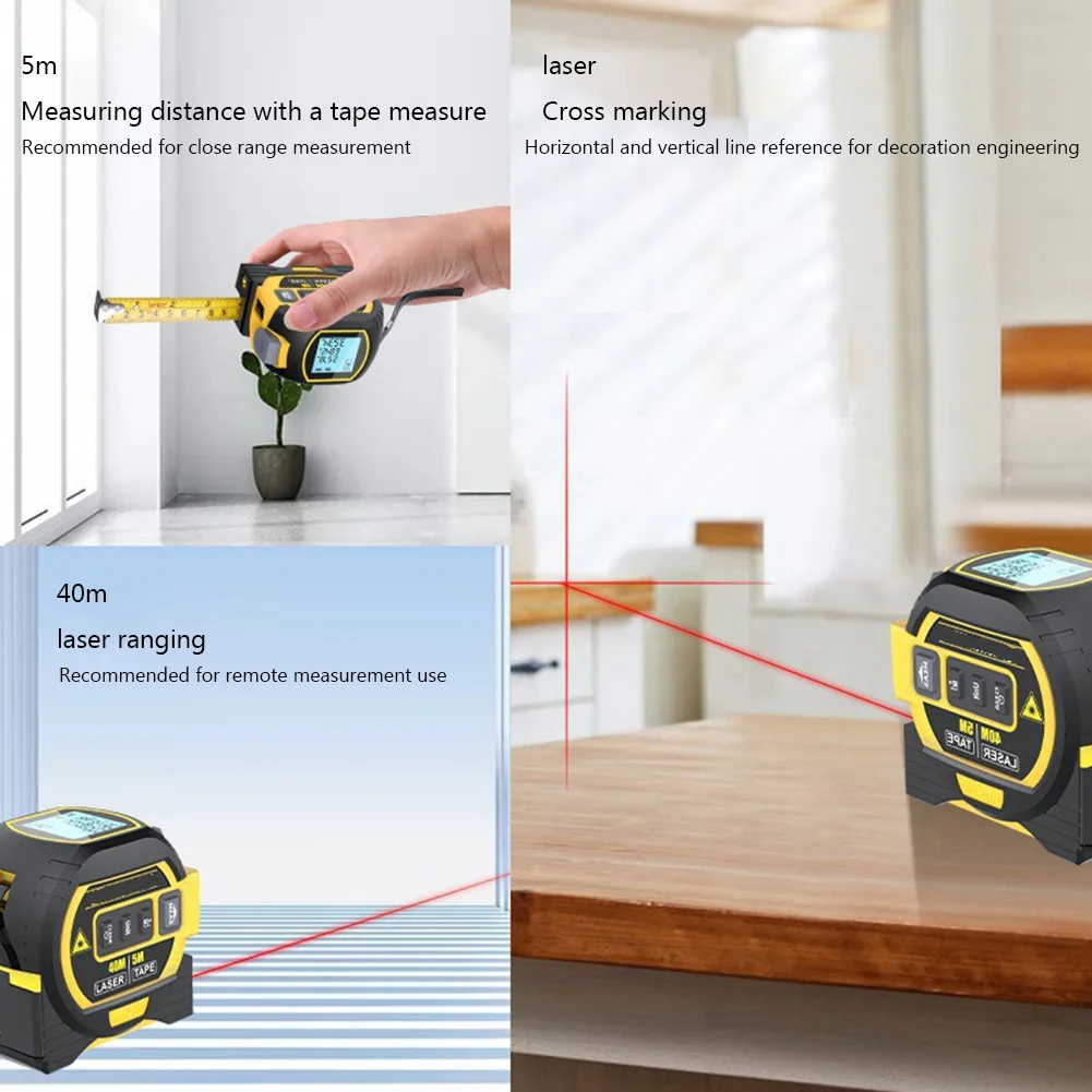 Digital Smart Tape Measure with Laser and Tape 2 in 1 Measuring Tools -  China Smart Tape Measure, Digital Tape Measure