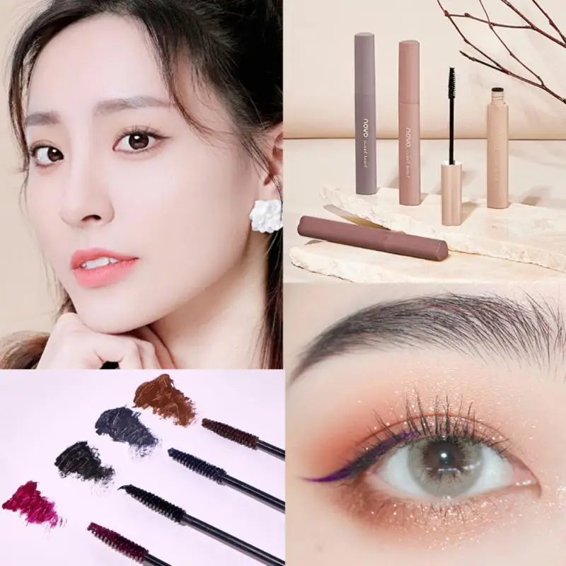 4 Colors Mascara Thick Curling Waterproof Styling Eyelash Primer No