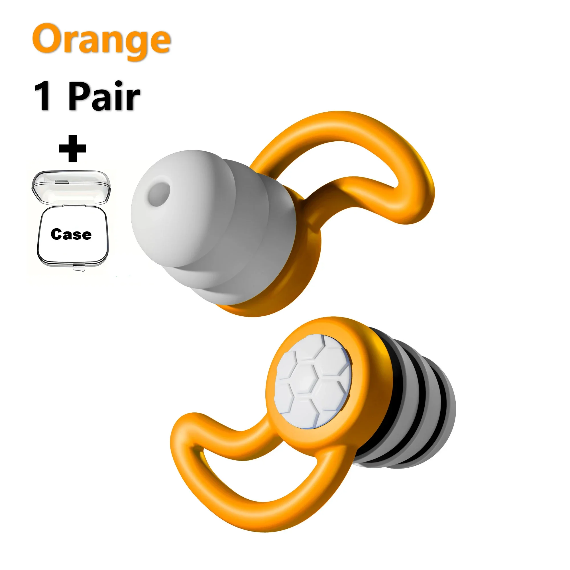 Soft Silicone Earplugs - Noise Canceling, Comfortable Fit for Sleep and Swimming