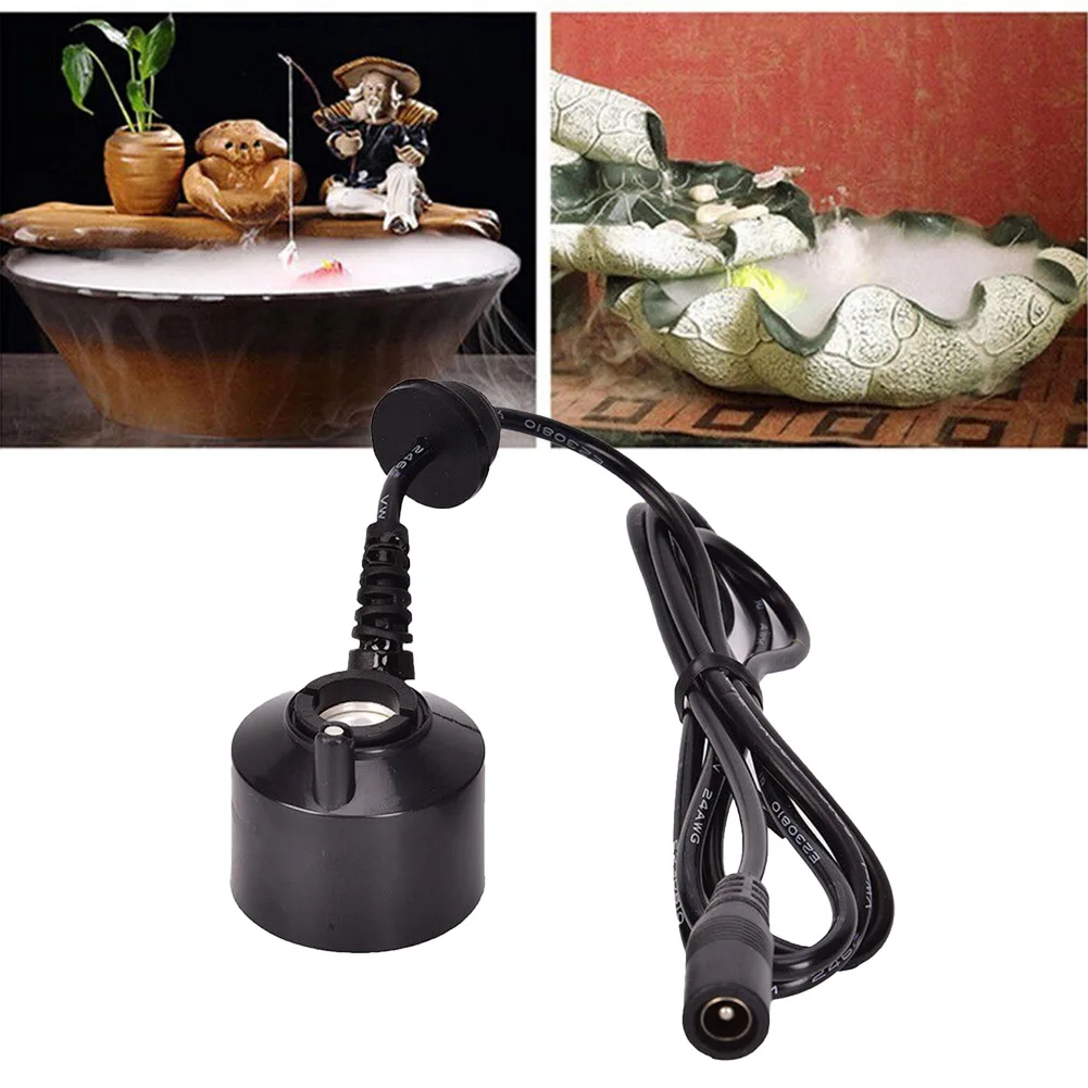Miniature Fogger Mist Maker DC 24V 36mm for Fish Tank Decoration for Water Fountain rockery Pond Humidifier Spray Head