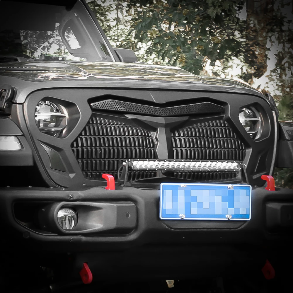 

Аксессуары для Jeep Wrangler JL 18 +, передний гриль 4x4, аксессуар от производителя