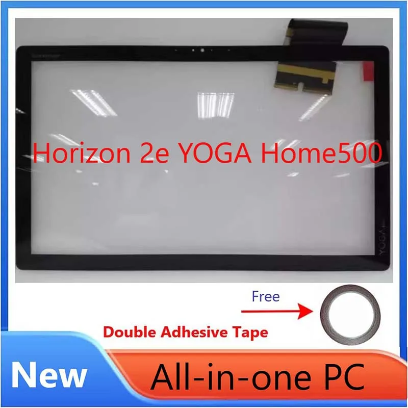 Бесплатная доставка EMS/DHL, новое стекло для ЖК-экрана для lenovo 21,5 дюйма Horizon 2e YOGA Home500, переднее стекло с ЖК-дисплеем и клейкой лентой