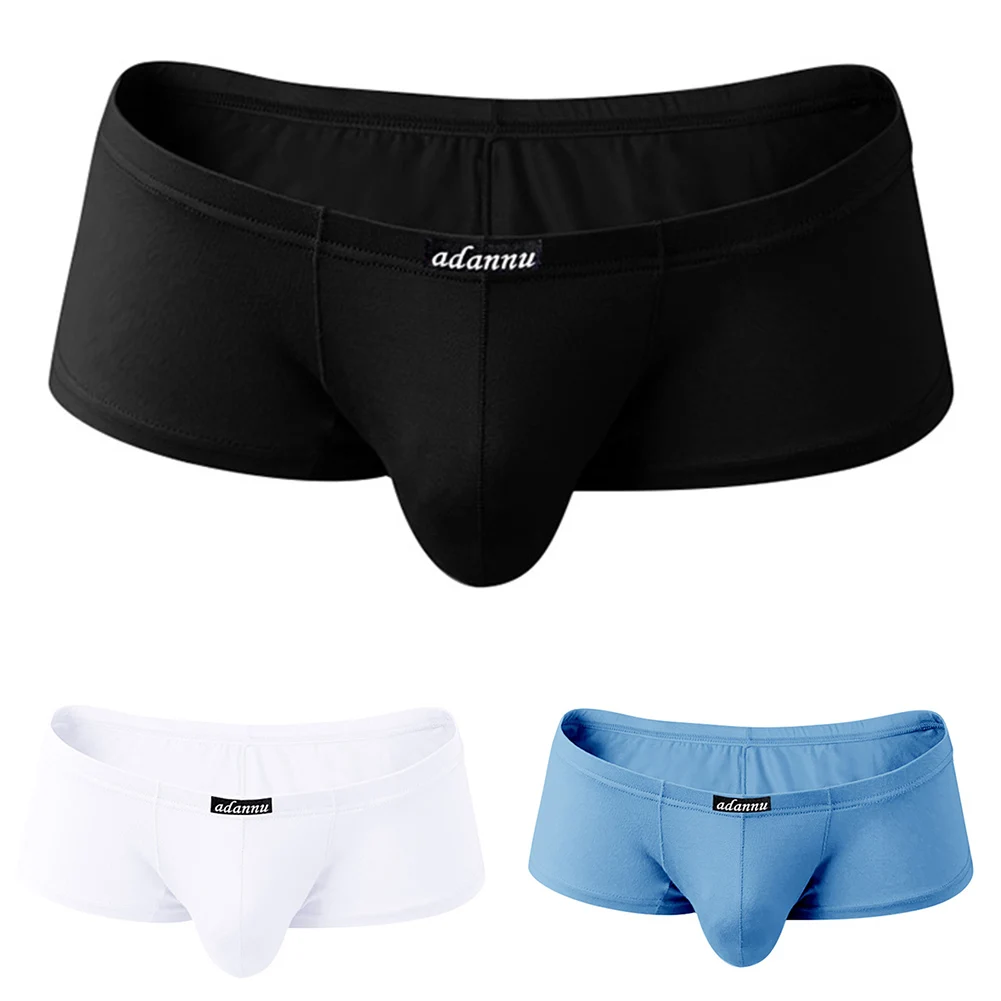 Sexy Men Trunks Ultra Low Waist Underwear Sexy Boxer Shorts Panties Briefs Pouch Bulge Underpants Male Breathable Bikinis