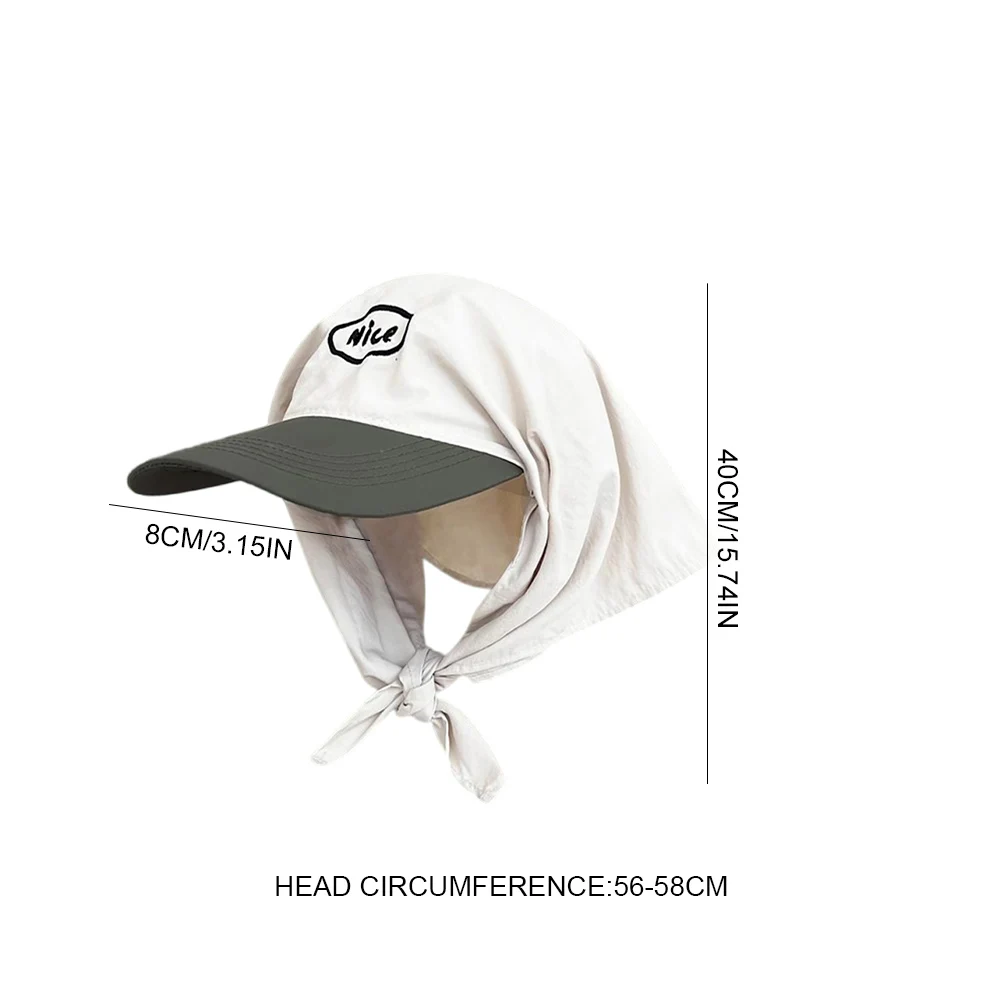 Ins Personalized Contrasting Color Plaid Strap Sun Hats Quick Drying Sun Protection Hat for Summer Beach  UV Protection Beach Su