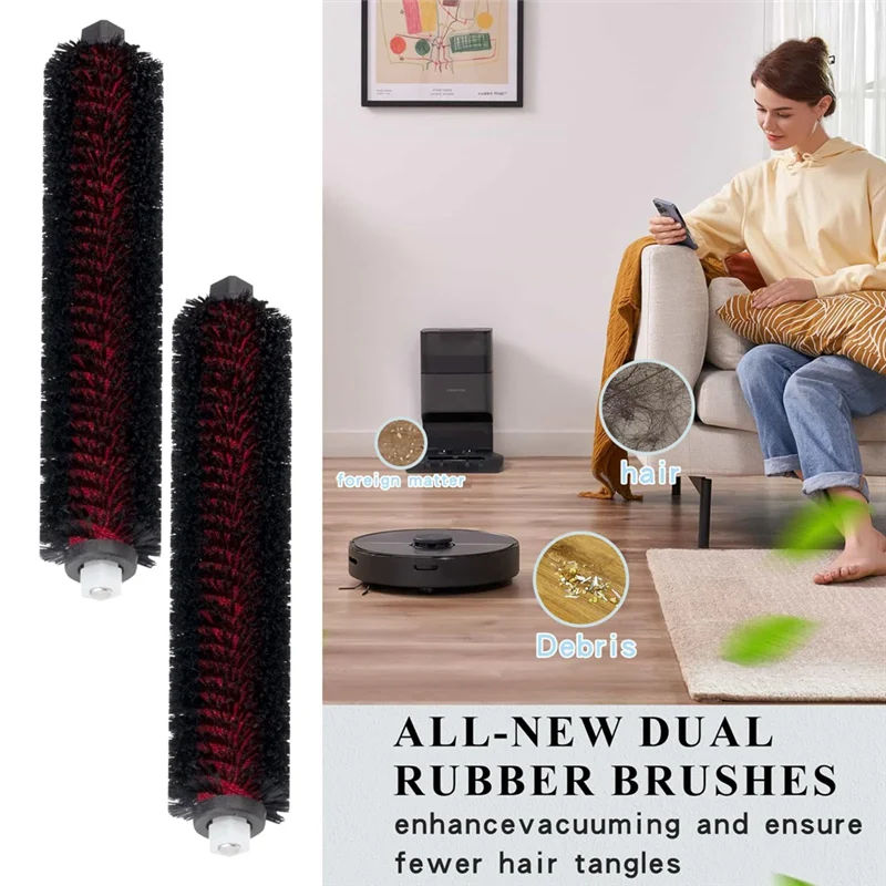 For Roborock S7 MaxV Ultra & S8 Pro Ultra High-Speed Cleaning Brush Washable for Mop Washing and Dock Self-Cleaning 3