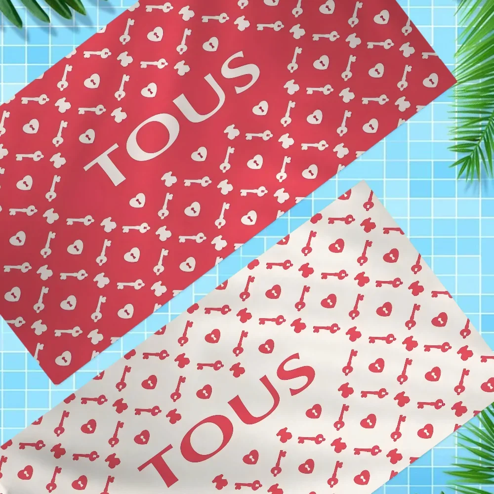 CRAFTED WITLOVE T-tous Big Microfiber Beach Towels Quick Dry Towel Sand Beach Towels Pool Towel for Travel Swim Pool Yoga 2