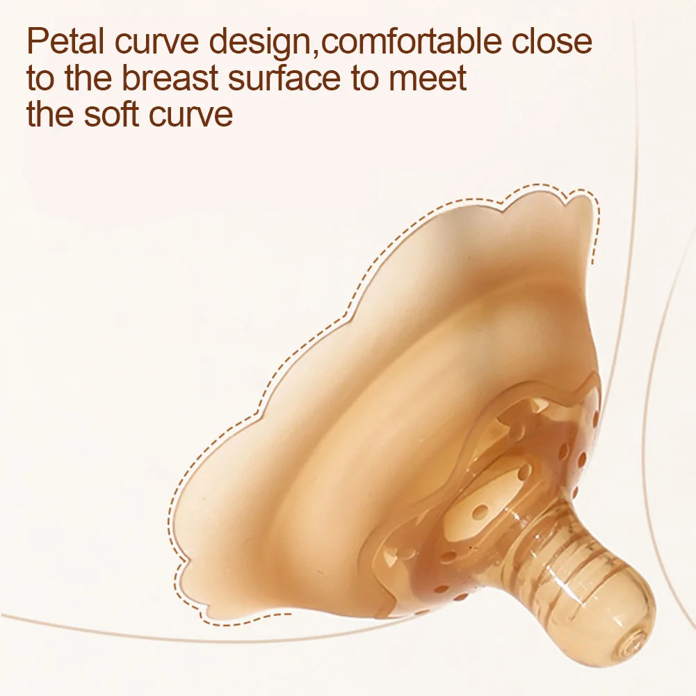 Description Picture 3 of item1Pc Silicone Nipple Protector with Box Breastfeeding Anti-bite Nursing Pads Dust Box Anti Overflow Breast Pads Mother Protection