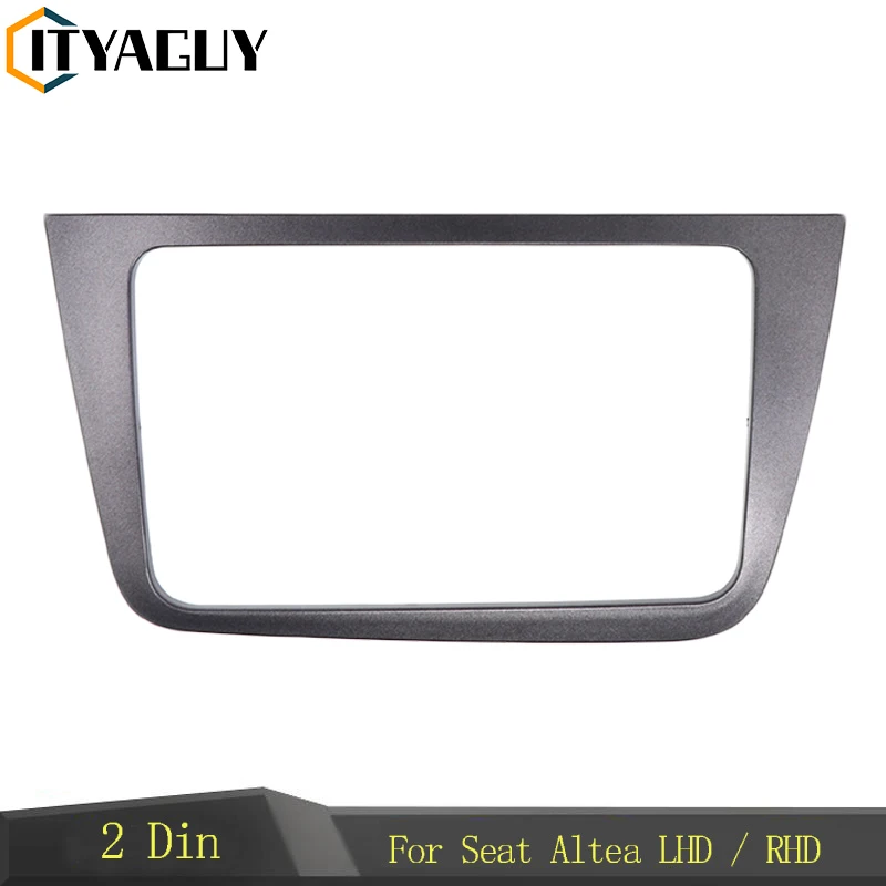 Car Radio Fascia 2Din Frame For Seat Altea LHD Left Right Hand Drive Kit Adapter Stereo Panel Dash DVD Player Frame Cover