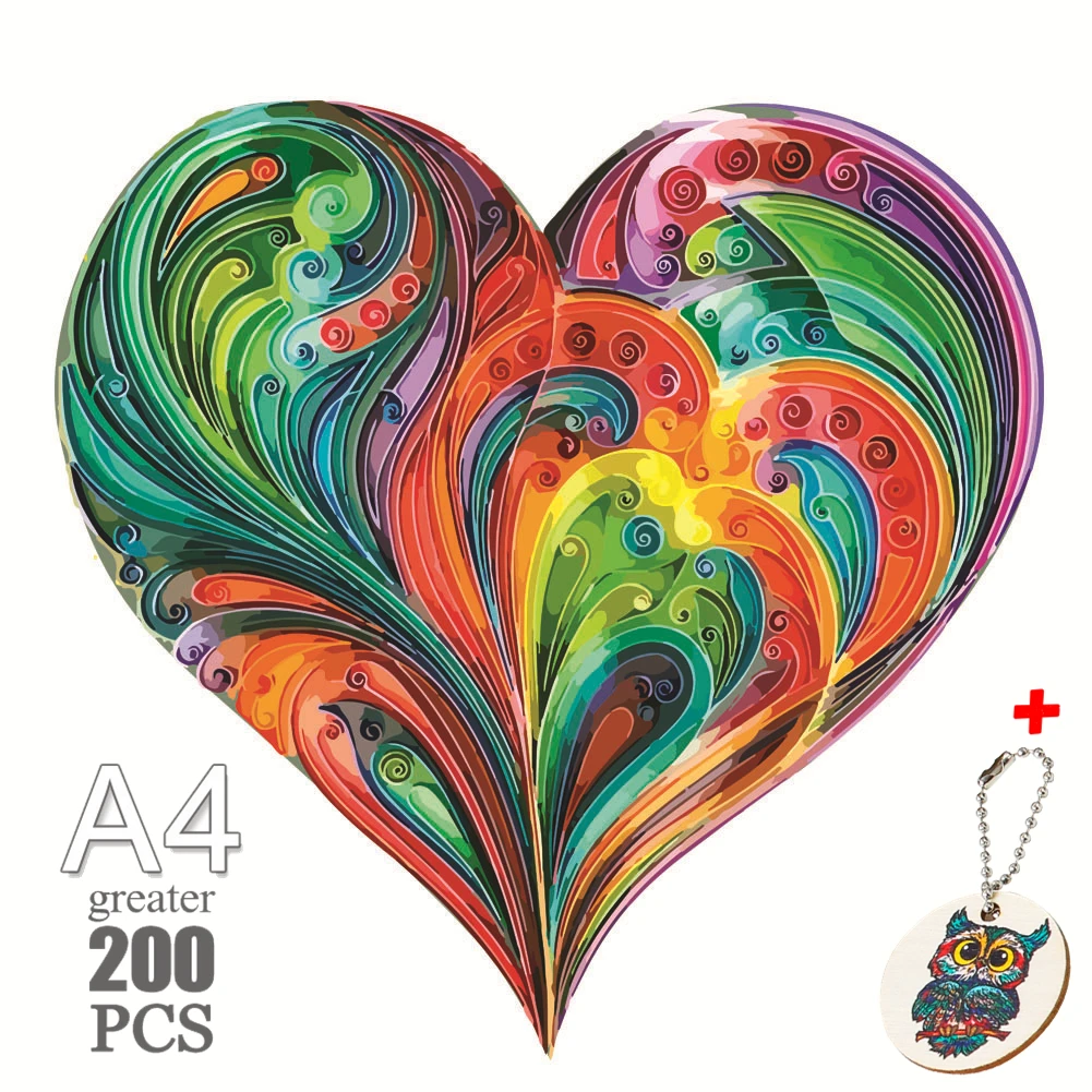 Puzzle Rel SLaura rel Wolf-Puzzle en bois pour adultes et enfants,puzzle animal 3D ...