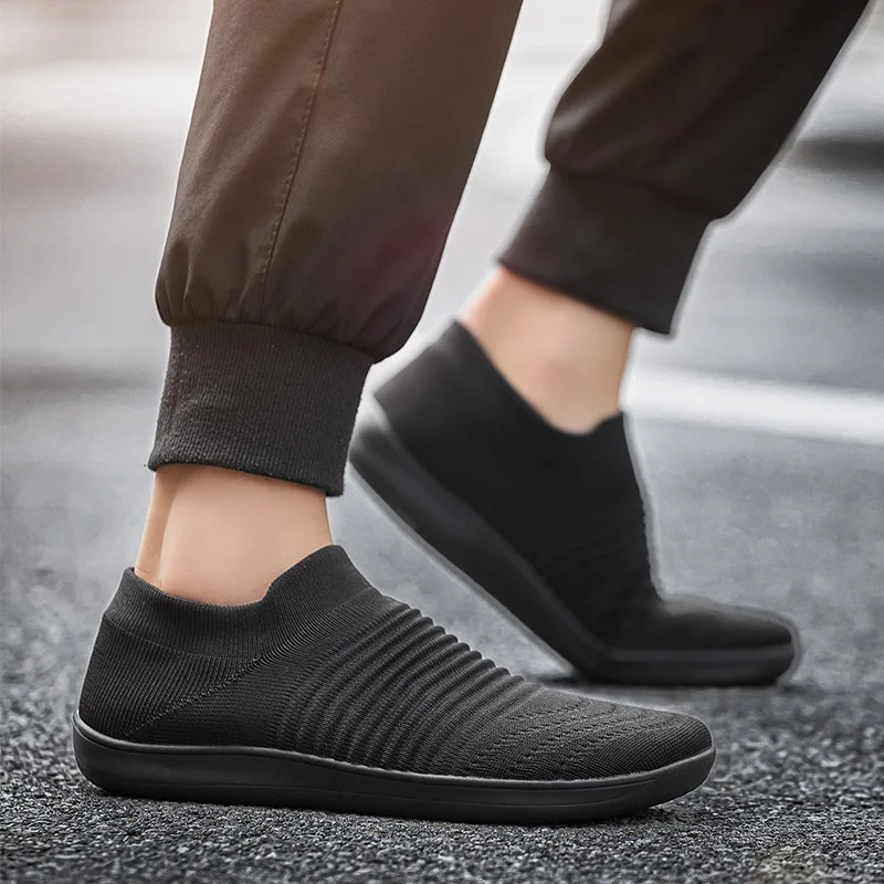Herren-Barfußschuhe, flache Damen-Freizeitschuhe mit breiter Zehenpartie, geeignet für Fitnessstudio, Büro, Autofahren, Yoga_voghion.com