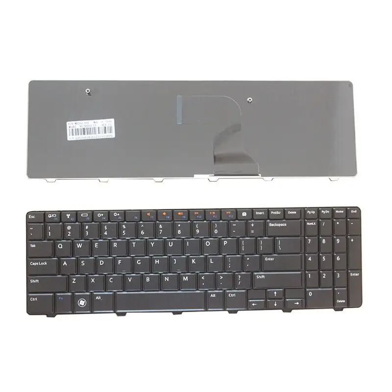 

Клавиатура US для ноутбука Dell Inspiron 15 15R N M 5010 N5010 M5010 0Y3F2G NSK-DRASW 0JRH7K 9Z.N4BSW.A0R US, Черная