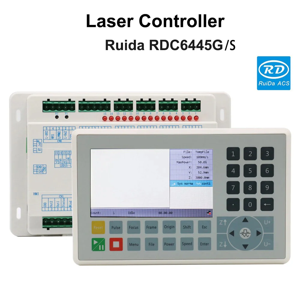 RDLC320-A RDC6332G Laser Cutting Controller System Motherboard Set RDC6445S Ruida RDC6442S High-Speed Motion Control Card контроллер ruida rdc6445 rdc6445g rdc6445s для лазерного гравировального станка co2 обновление rdc6442 rdc6442g