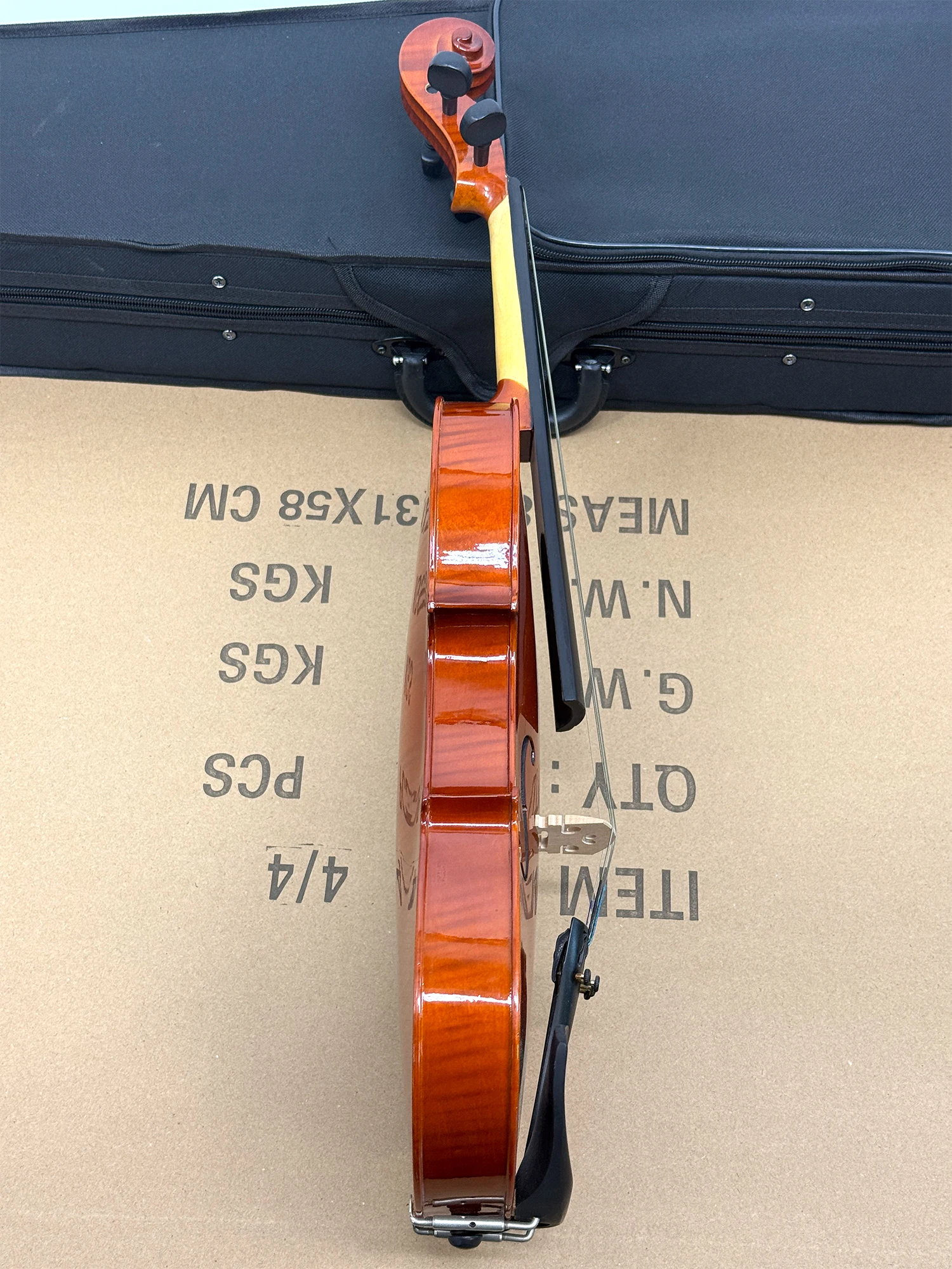 1/8 1/10 1/16 Size Kids Violin, 4/4 Full Size Student Beginner Violin with Hard Case, Bow, Shoulder Rest, Rosin, Strings.