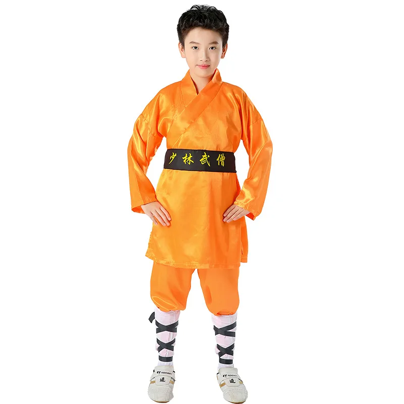 Martial arts clothing kids Shaolin Wushu exercise clothes Chinese ethnic wear suit youngster martial arts performance practice costume