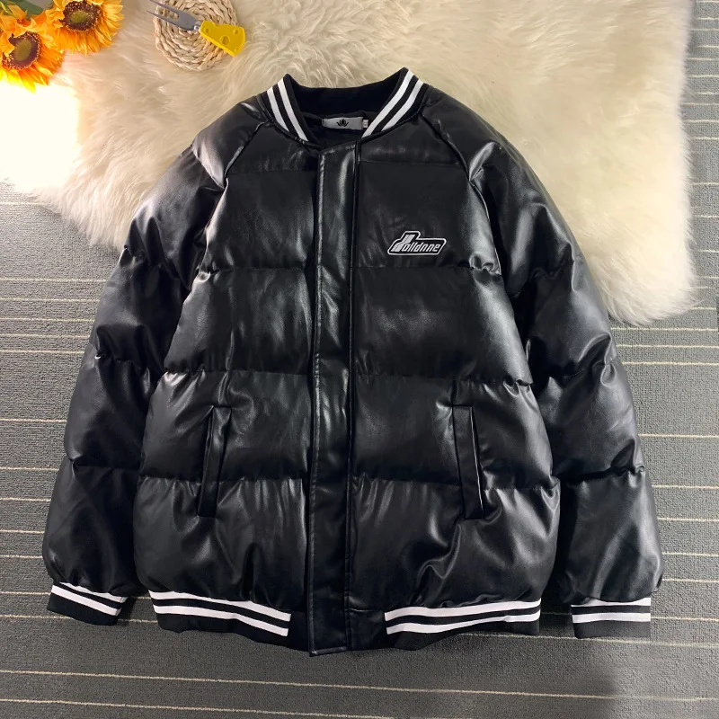 

Winter Coat for Women and Men Couple Cotton Jacket Young Lady Clothing Girl and Boy Student Solid Thickening 2023 Fashion Style