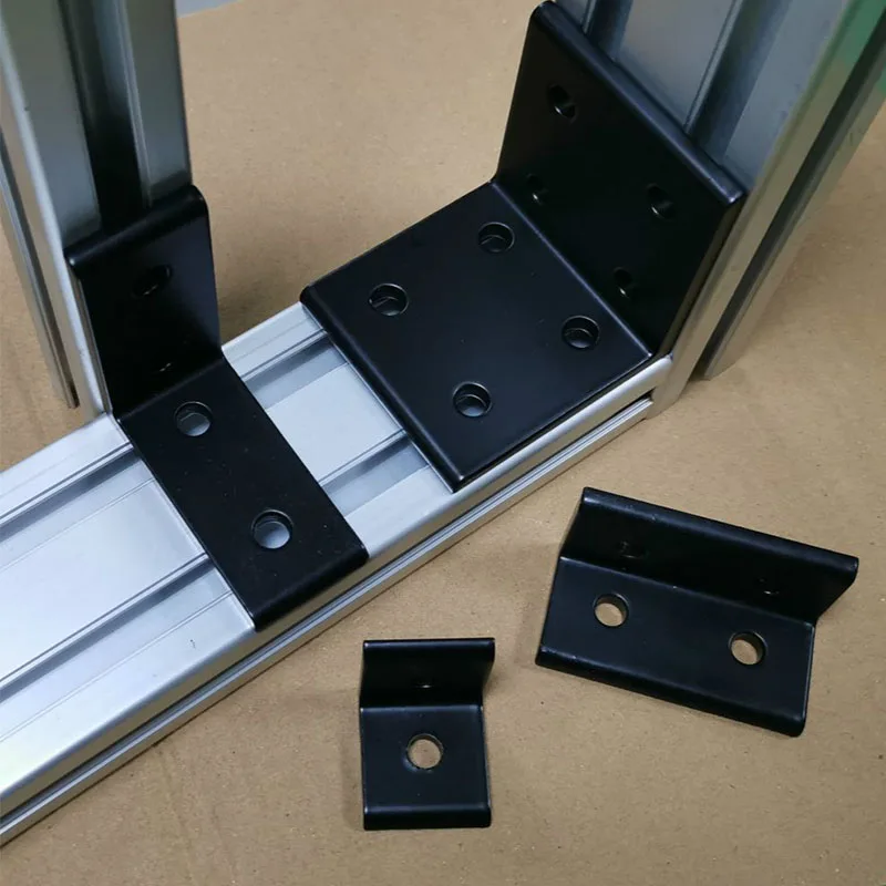 2040 L Shape Corner Brackets Fitting Angle Aluminum 3030 3060 4040 4080 Connector for Aluminium Profile 4pcs stainless steel angle bracket angled furniture hardware furniture hardware angle connector angle bracket
